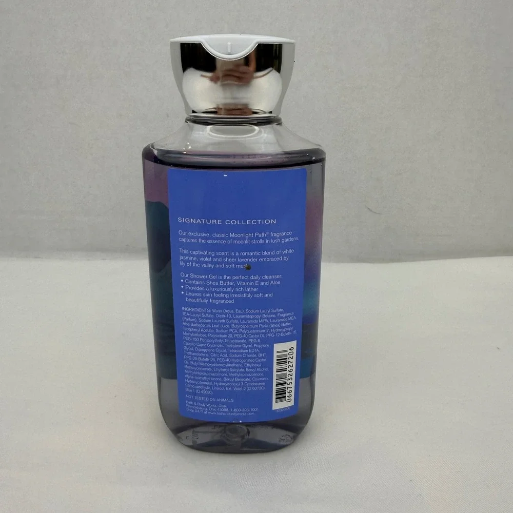 RARE Bath & Body Works Moonlight Path Shower Gel Shea Vitamin E 10oz